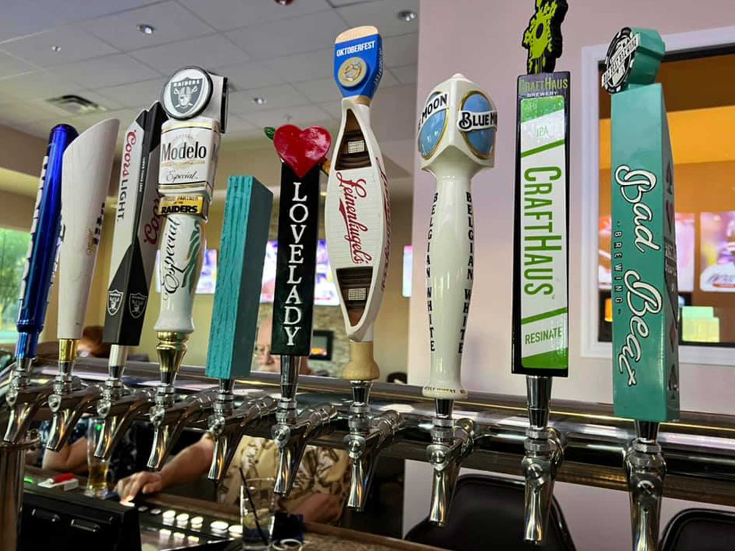 Daily happy hour special banner buy one get one free appetizers at Joe's Place